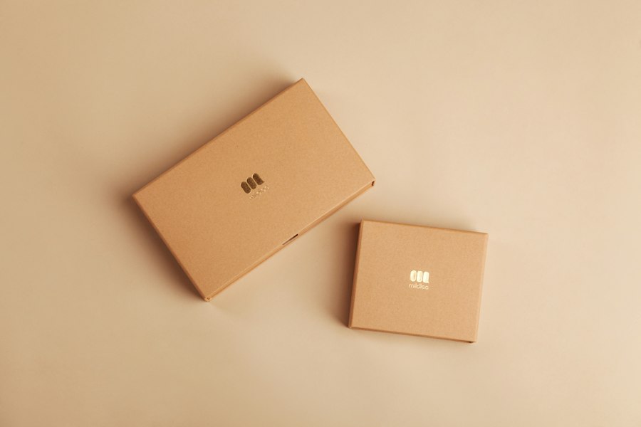 Kraft parcels prepared for repacking and shipping